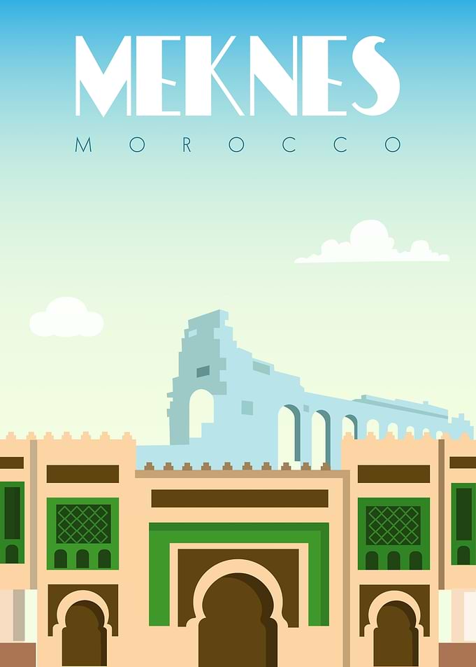 Meknes city Morocco