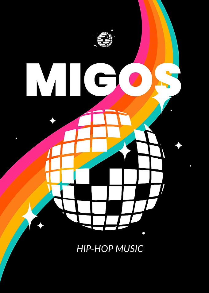 Migos Hip-Hop Music Poster