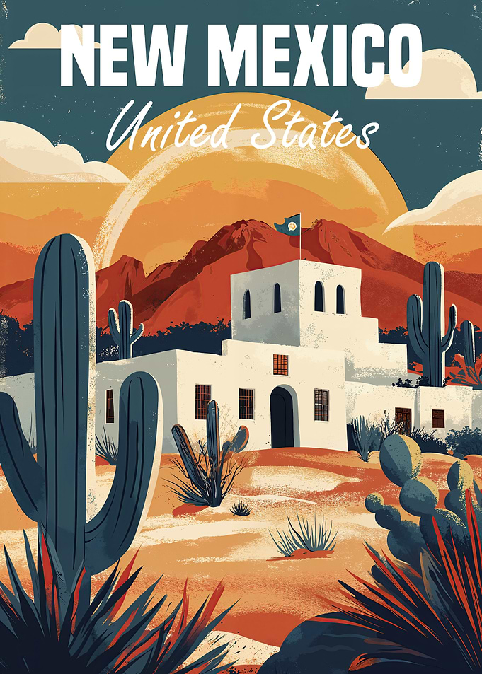New Mexico Travel Poster