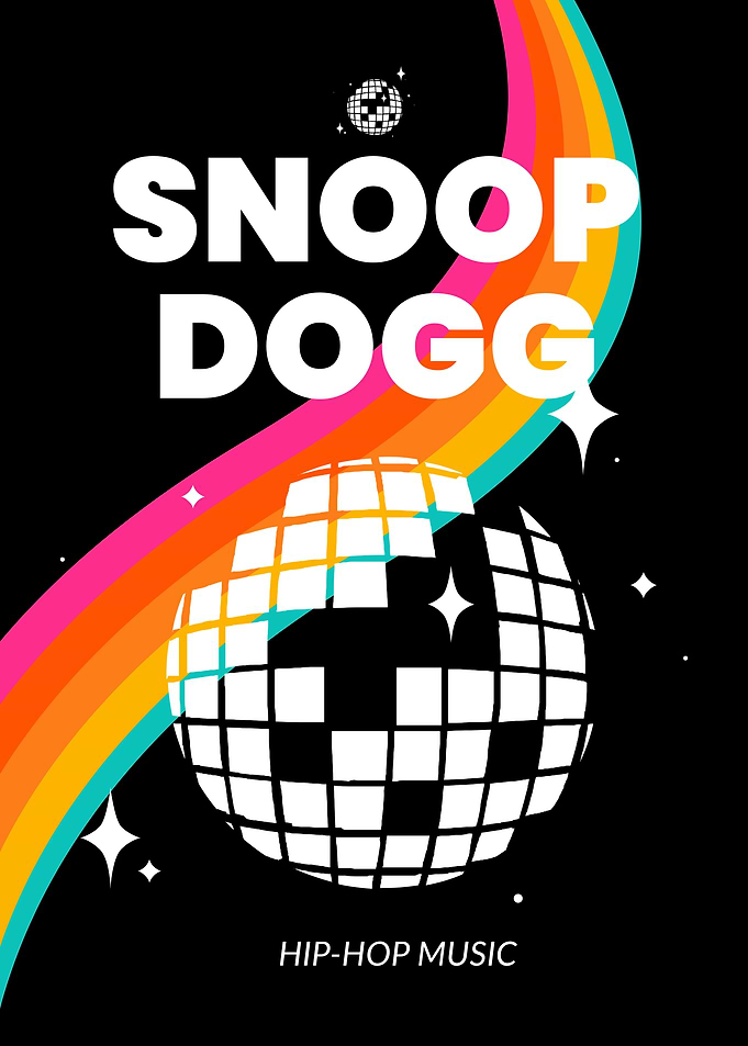 Snoop Dogg Hip-Hop Music Poster