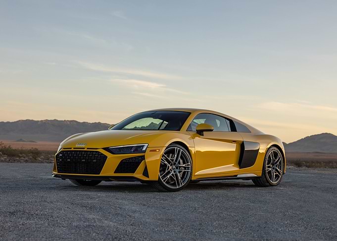 Yellow Audi R8