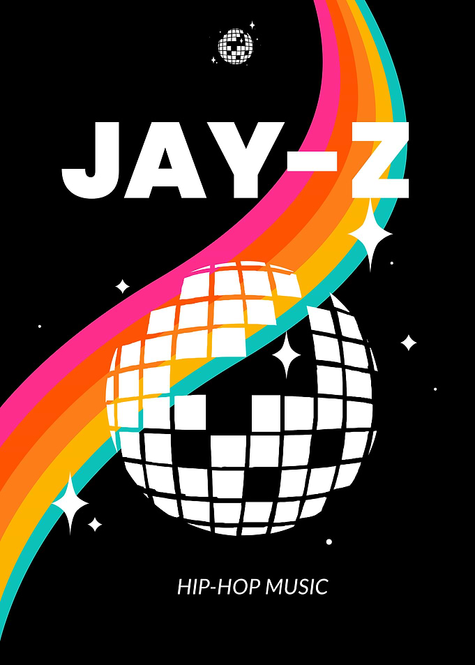Jay-Z Hip-Hop Music Poster