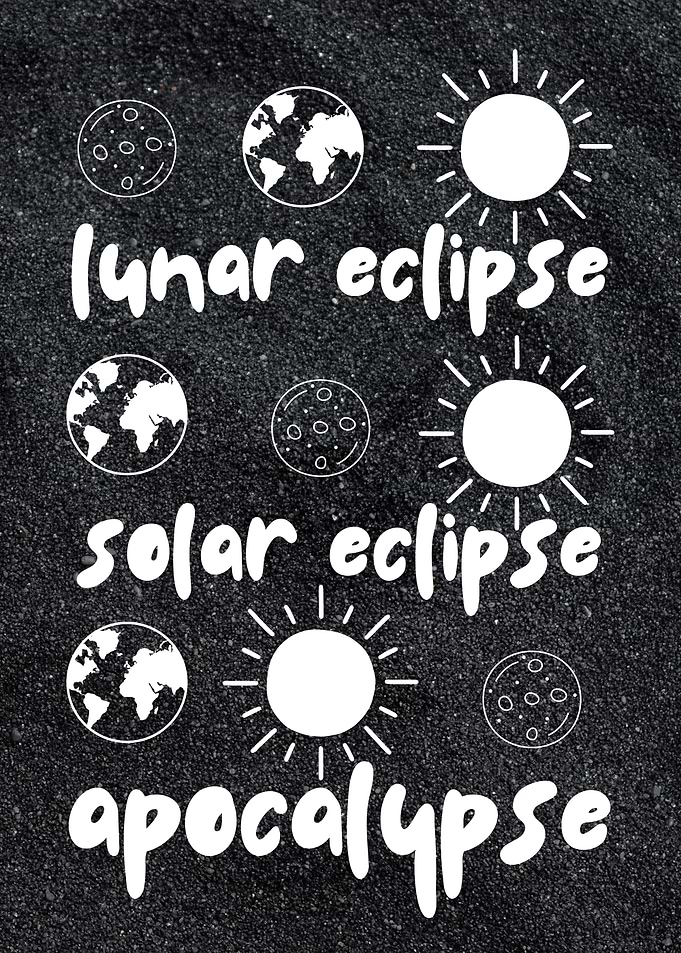 Lunar Eclipse, Solar Eclipse, Apocalypse
