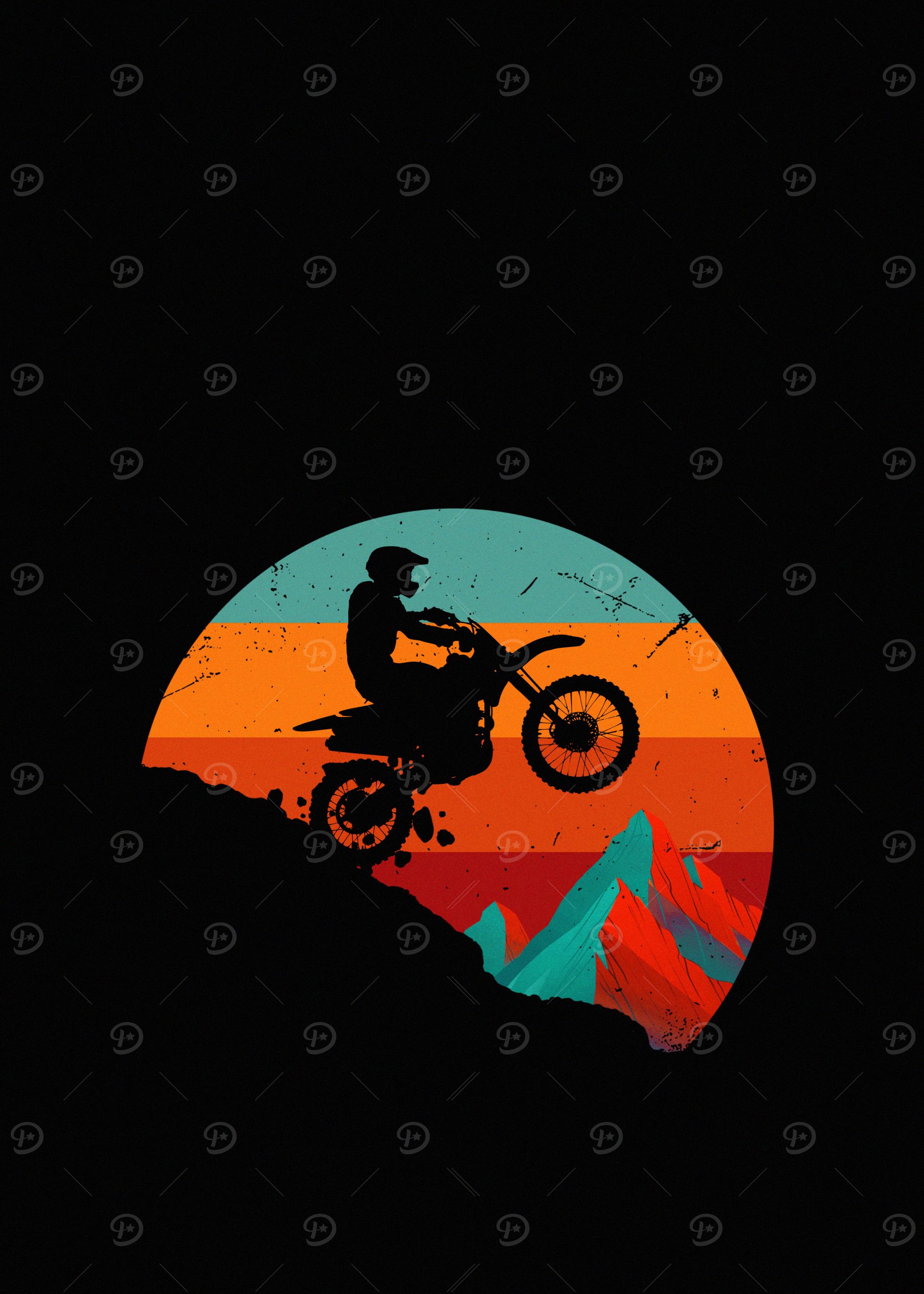 Motocross Sunset
