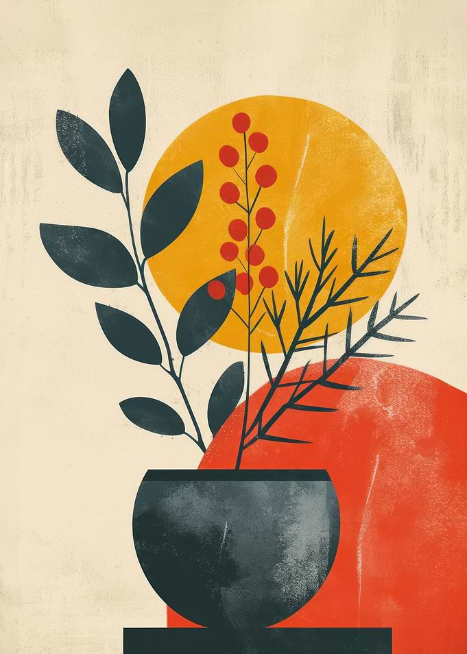 Abstract Floral Art