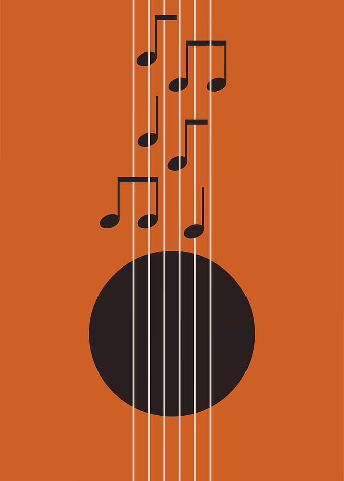 Notes on guitar strings