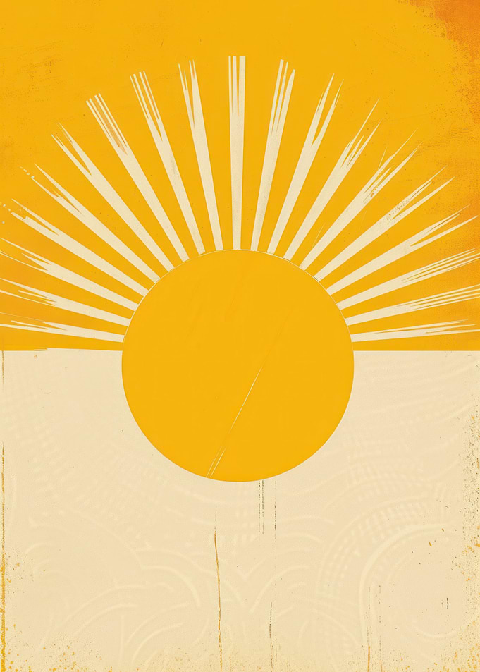 Sunrise Minimalist Art