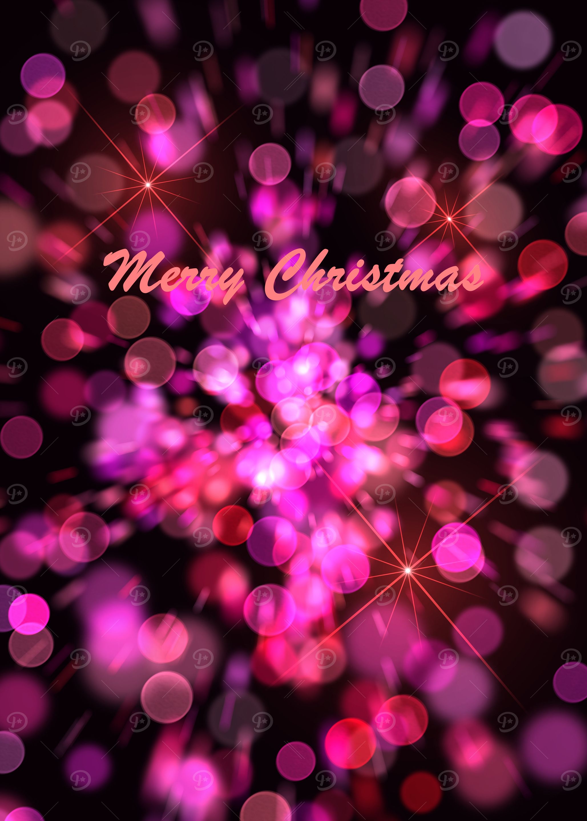 Pink Christmas Lights