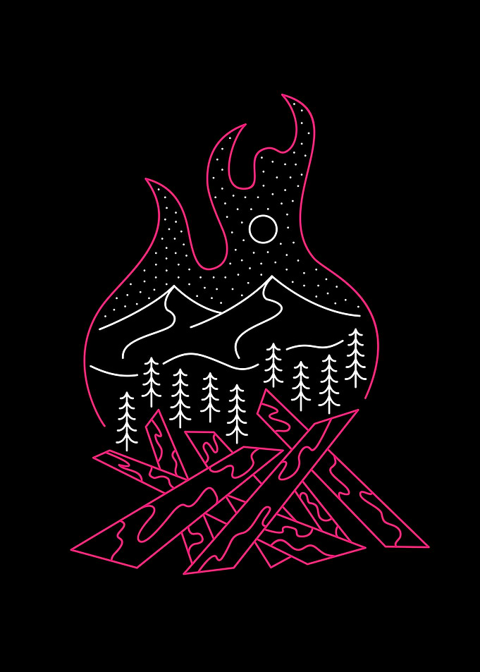 Winter Campfire