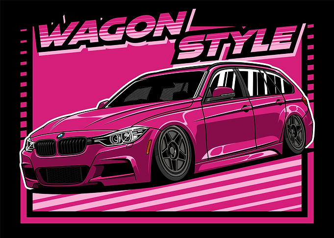 Wagon Style BMW F31 Pink