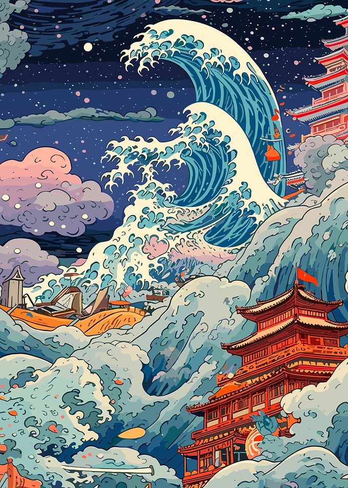 Great Wave, Japanese Style