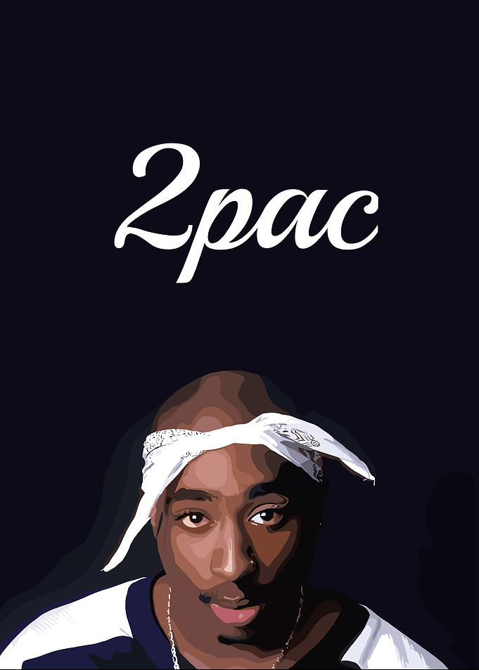 2Pac Portrait
