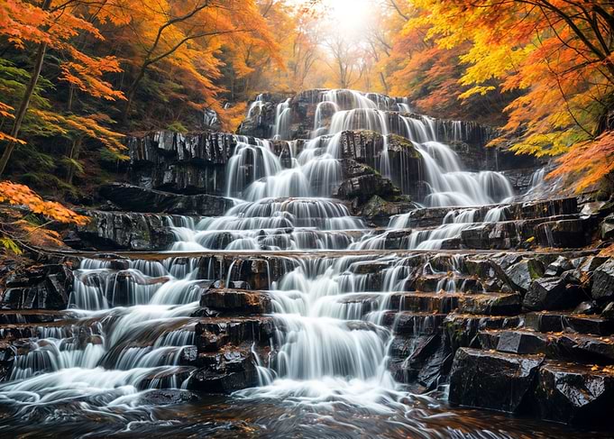 Autumn Waterfall
