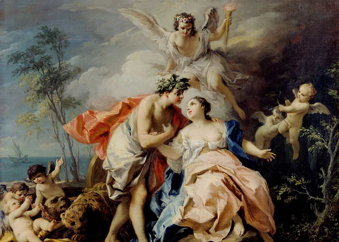 Mythological Love Scene