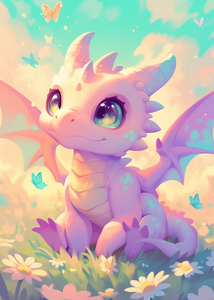 Cute Baby Dragon