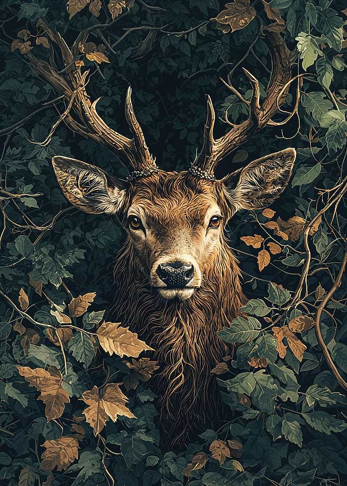 Deer in the Woods