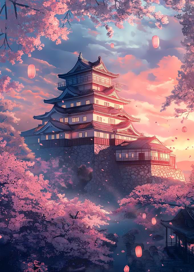 Himeji Castle Sunset 2