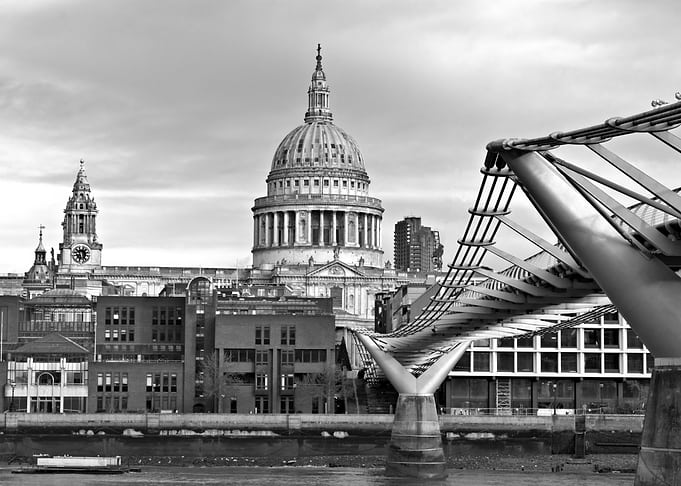 St. Paul's Cathedral & Millennium Bridge
