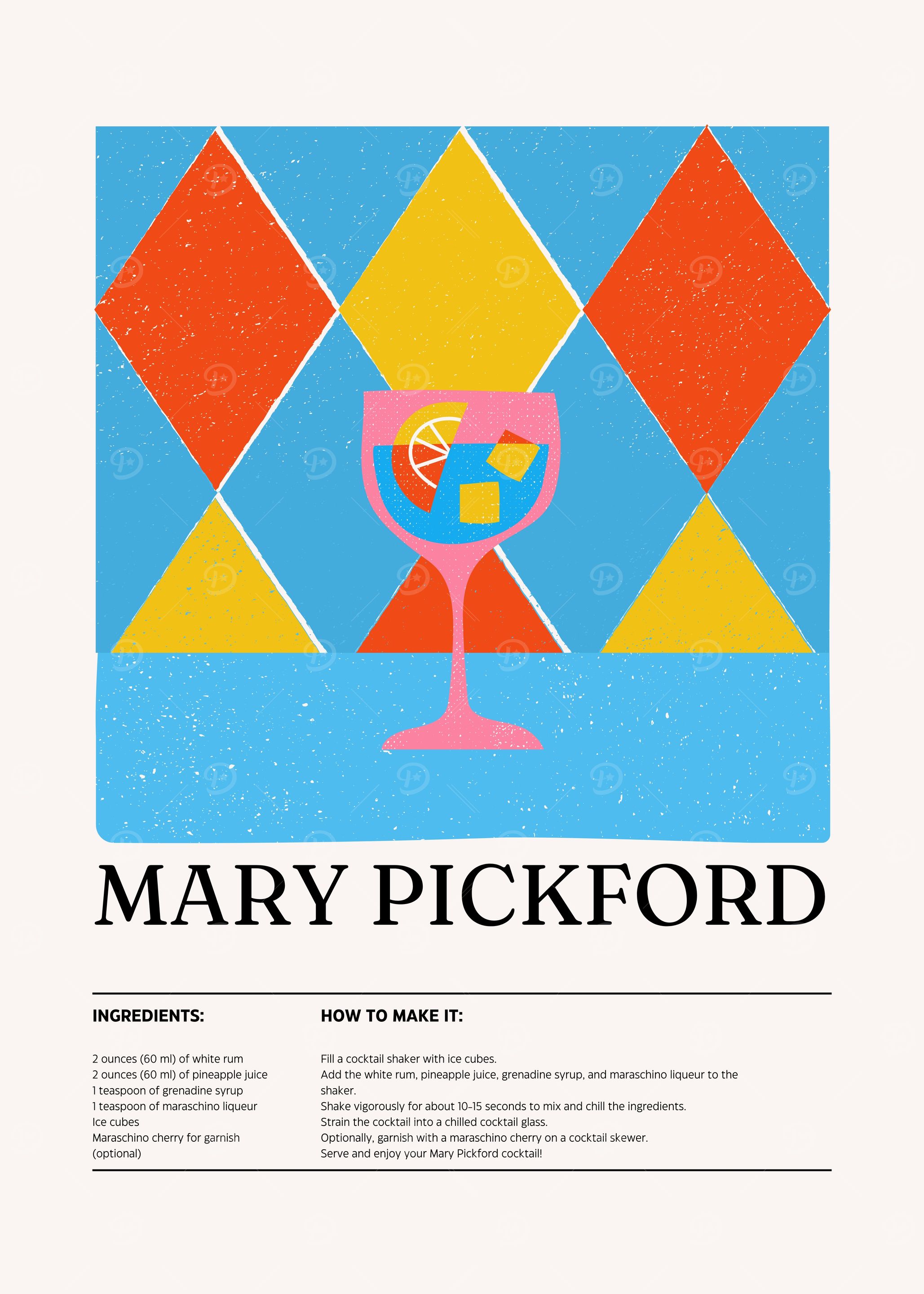 Mary Pickford Cocktail Recipe