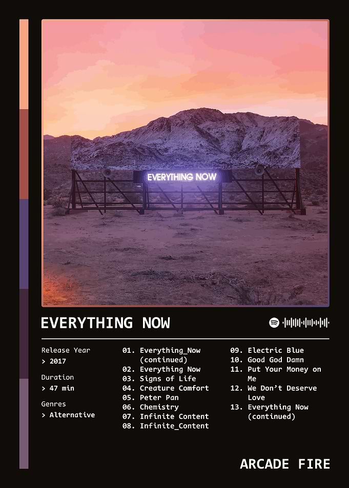 Everything Now (2017) Album by Arcade Fire