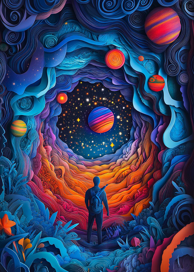 Papercut Alien World