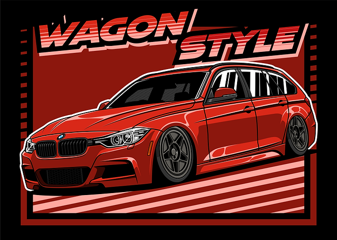 Wagon Style BMW F31 Red