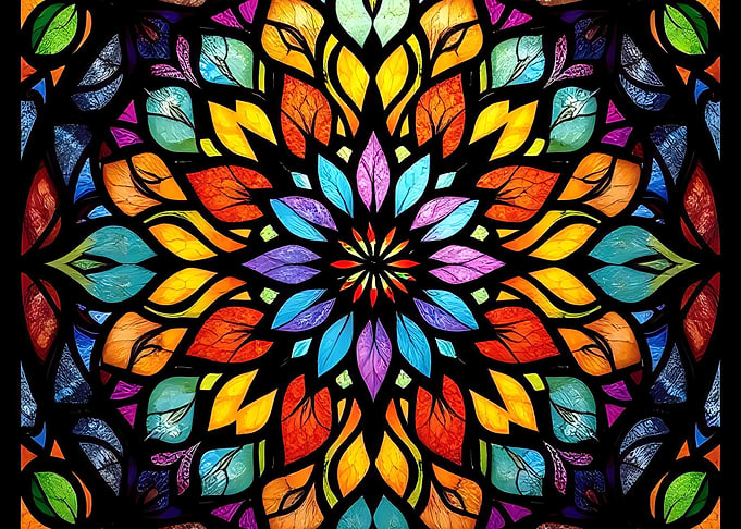 Stained Glass Mandala