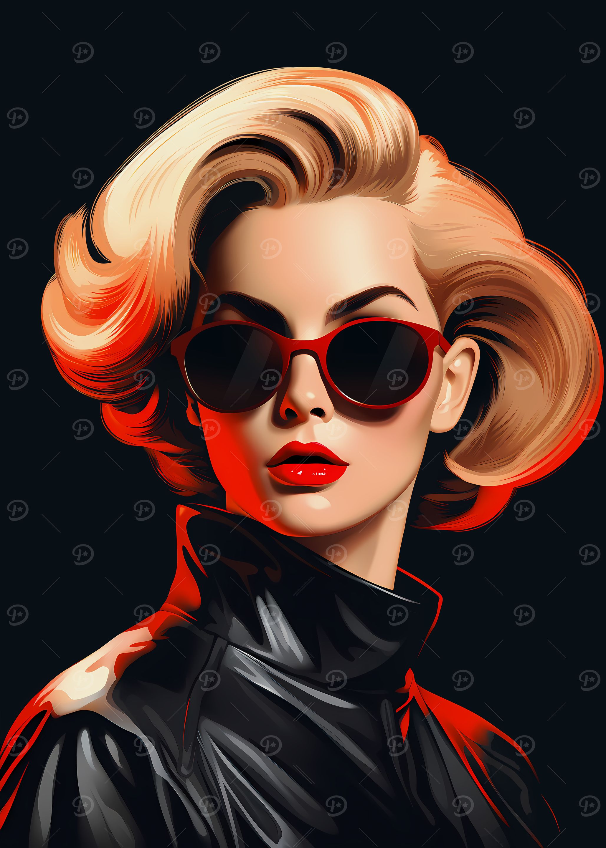 Beautiful Fashion Woman Portrait