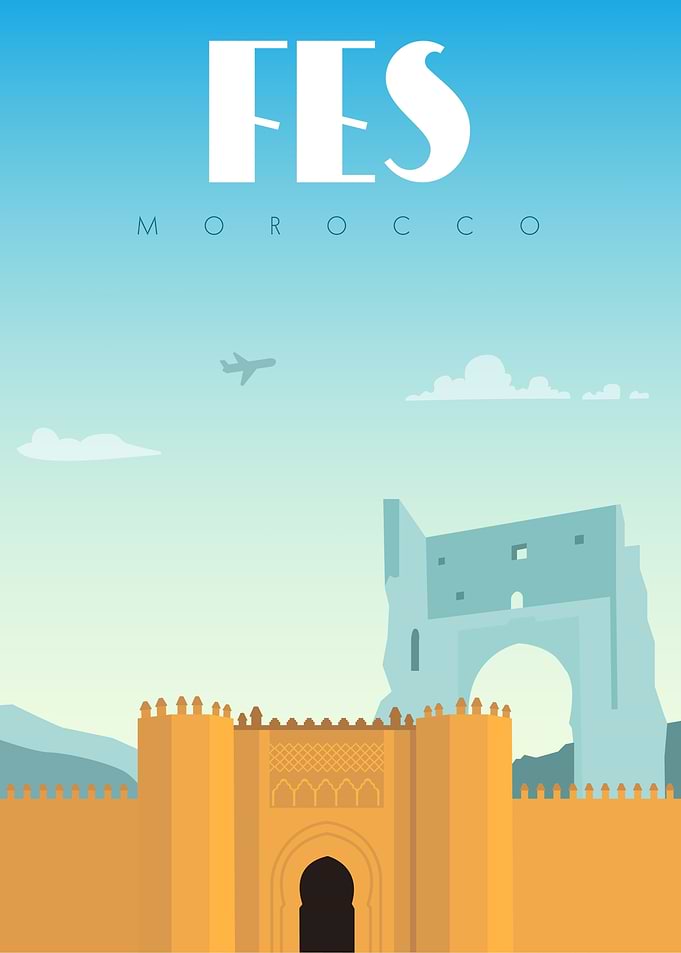 Fes city Morocco