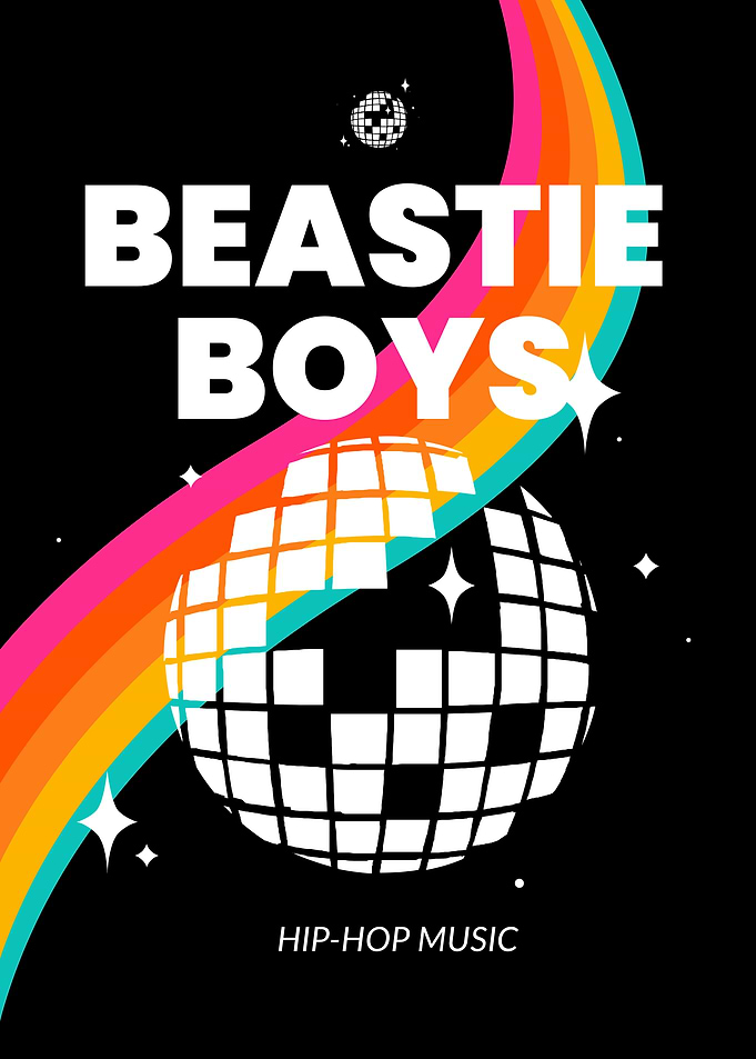 Beastie Boys Hip-Hop Poster