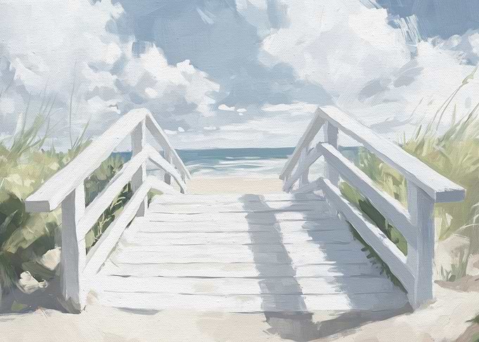 Beach Path Painting