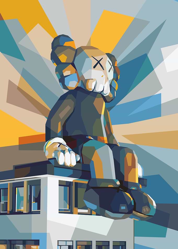 Figure on Rooftop