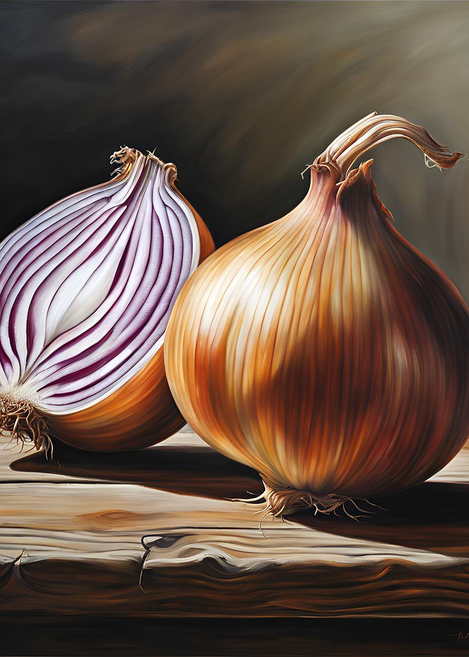 Still Life with Onions