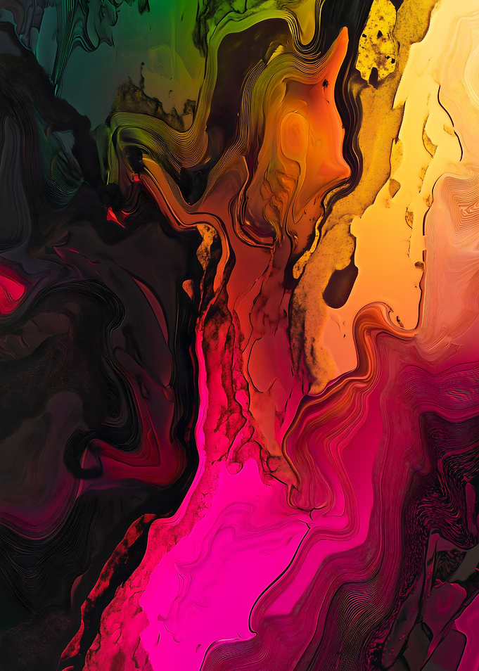 Abstract Swirling Colors