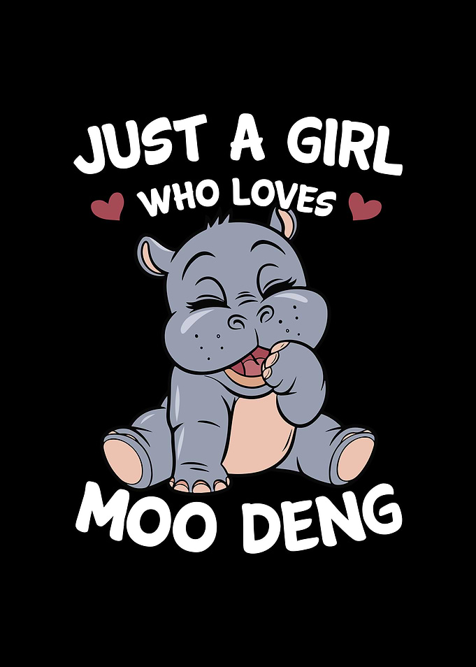 Hippopotamus Girl Graphic