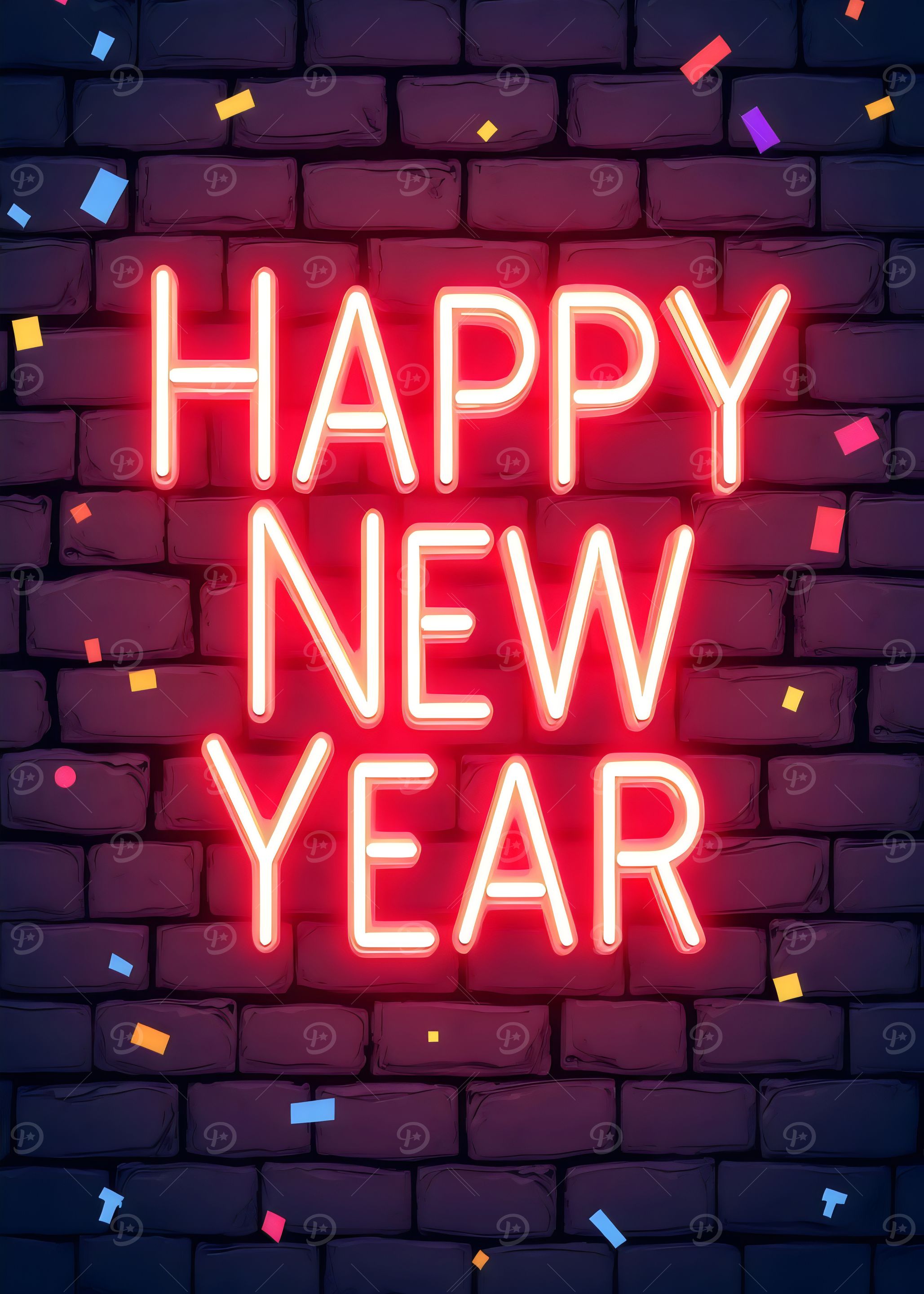 Happy New Year Neon Sign