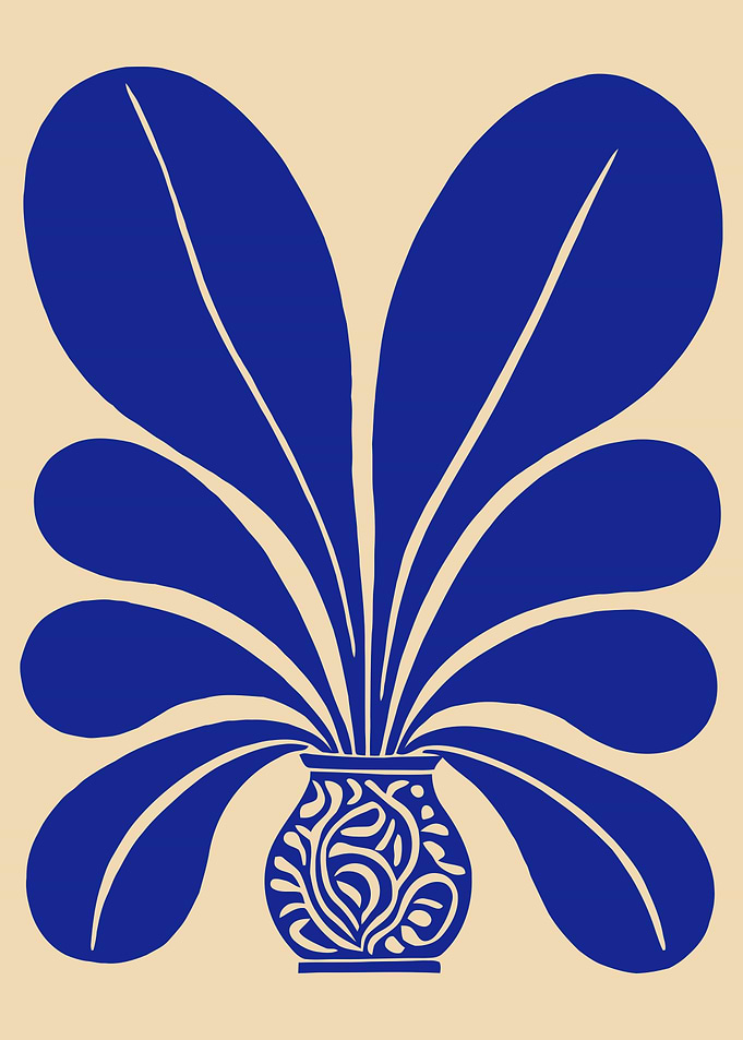 Blue Floral Design