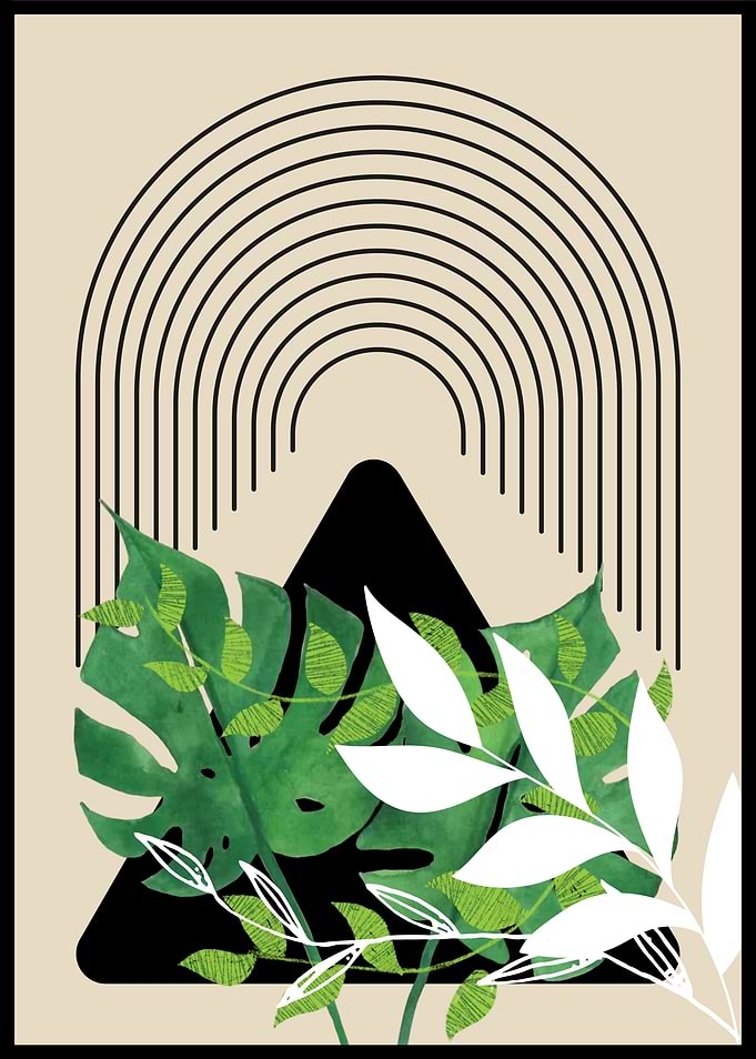 Tropical Minimalist Art