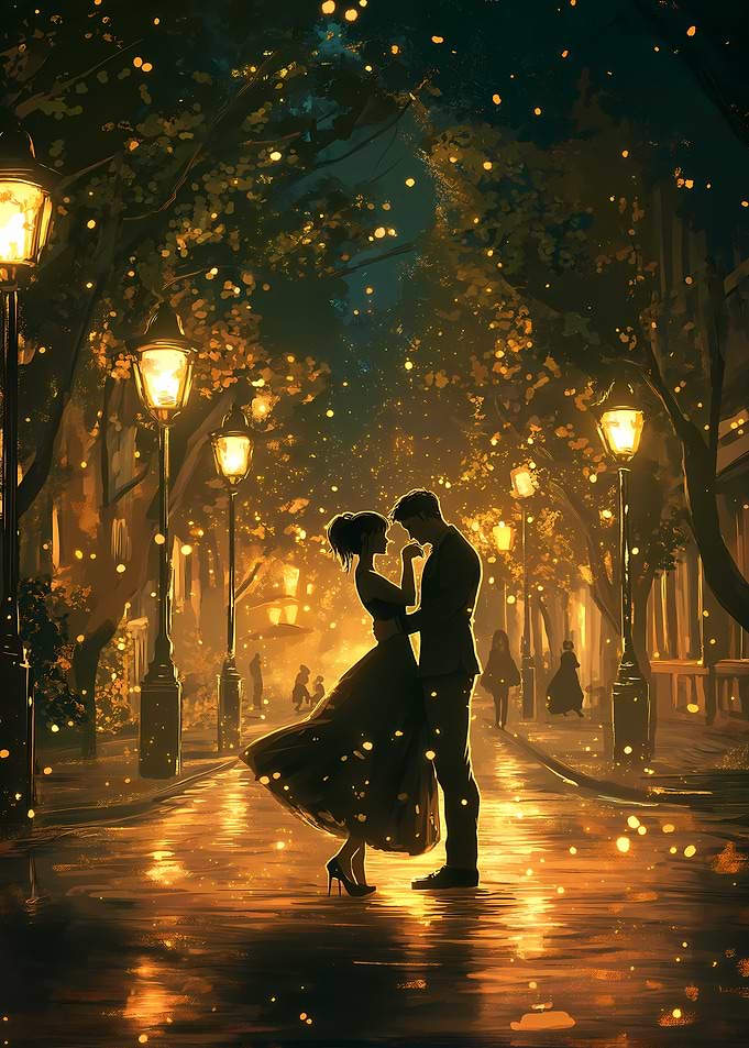 Romantic Night Stroll