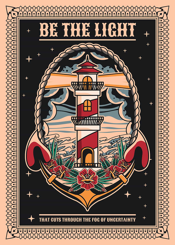 Lighthouse Tattoo Design