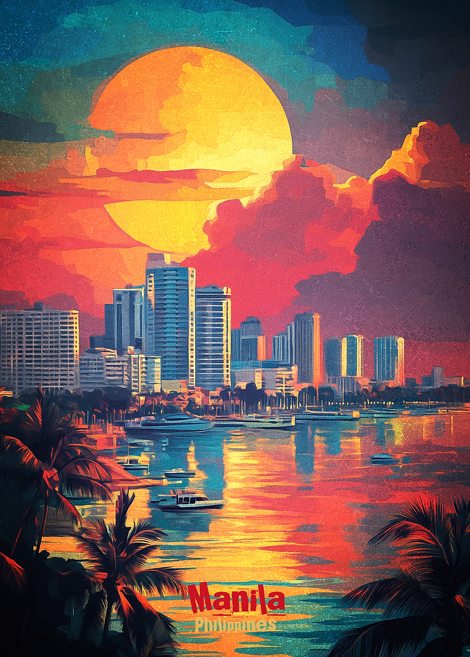 Manila Art Poster