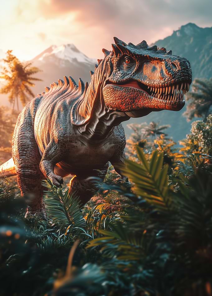 Dinosaur in Jungle