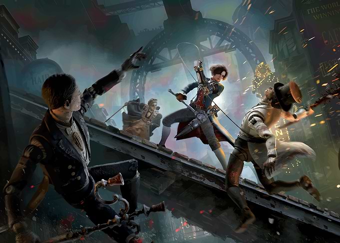 Steampunk Action Scene