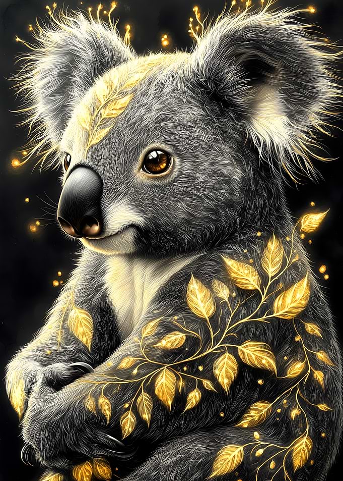 Golden Koala Animal