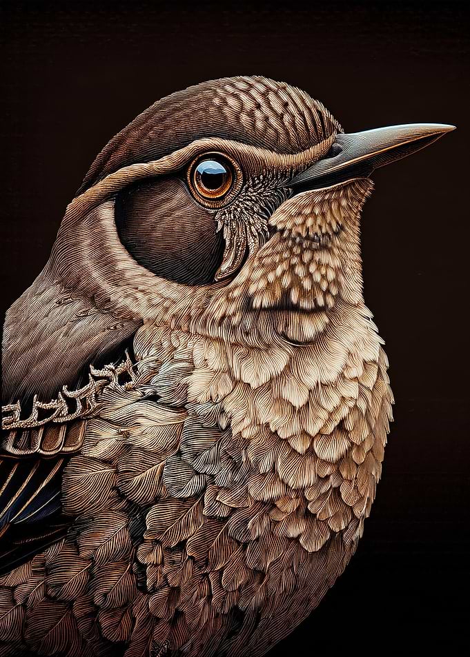 Detailed Bird Portrait