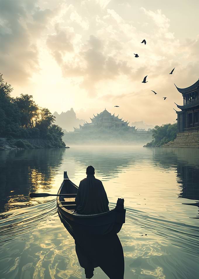 Serene Boat Ride