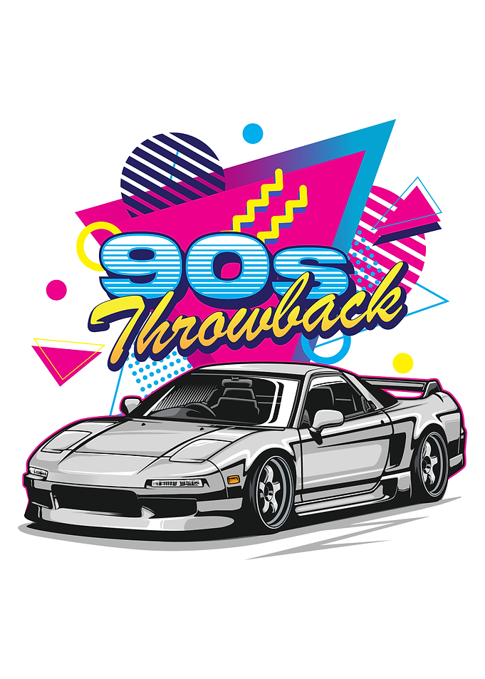Acura NSX 90s Throwback