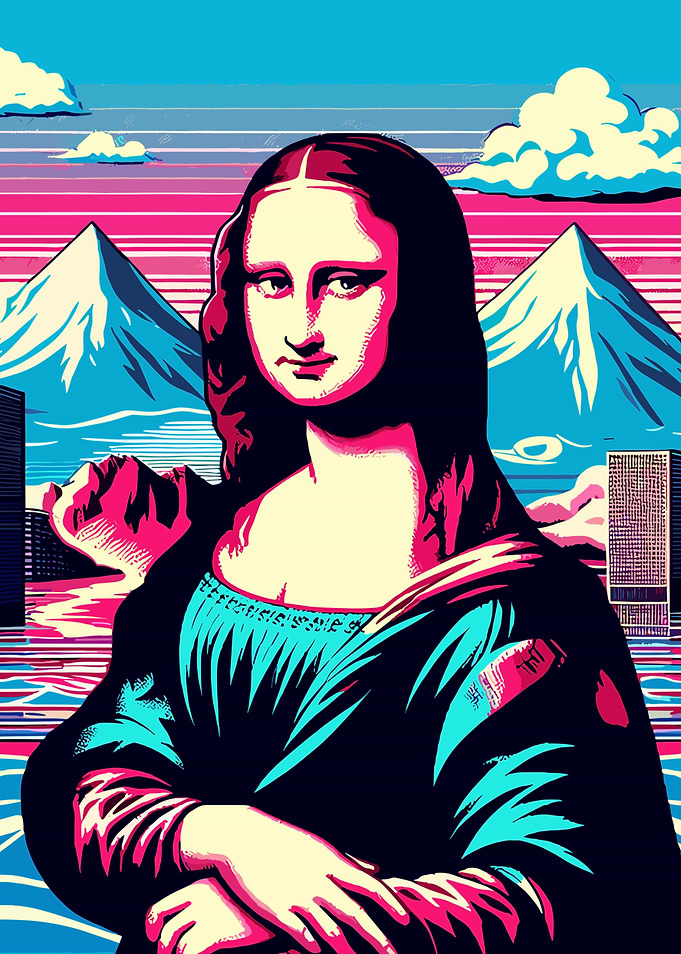 Pixelated Mona Lisa