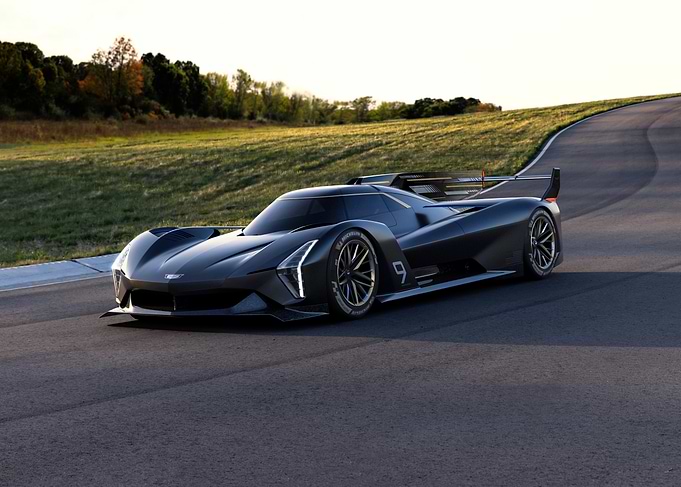 Black Sports Car on Track