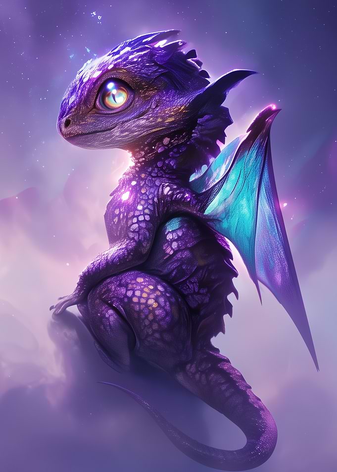 Purple Dragonling